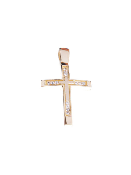 Gatsa Women's Gold Cross 14K