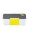 Lunchbox Kunststoff Gelb 18x9cm 1Stück
