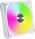 Lian Li UNI Fan AL v2 Ventilator Pentru Carcasă 120mm (2000rpm / 77.3cfm) cu Iluminare RGB și Conexiune 3-Pin / 4-Pin PWM Alb