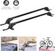 Aluminum Car Roof Bars 95cm Universal Volkswagen Up Set with Roof Rack Legs Black