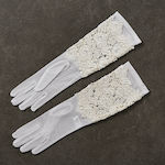 Nuova Vita Bridal Gloves with Lace