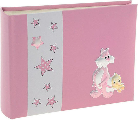Prince Silvero Kinderalbum Rosa aus Silber 15x20cm