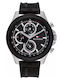Tommy Hilfiger Clark Men's Watch 46mm Battery with Black Rubber Strap