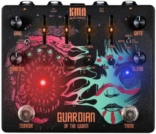 KMA Audio Machines Guardian Wurm Pedale Wirkung Verzerrung E-Gitarre