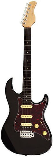 Larry Carlton Chitară Electrică Stratocaster cu HSS Configurație Doze Neagră