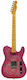 Fender Elektrische Gitarre Telecaster mit SS Tonabnehmerkonfiguration Pink Paisley mit Tasche