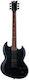 ESP LTD Elektrische Gitarre SG Schwarz