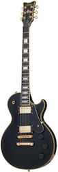 Schecter Solo II Custom Absn Elektrische Gitarre Einfacher Schnitt Aged Black Satin
