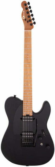 Charvel Pro-Mod So-Cal Електрическа Китара Телекастер с HH Конфигурация на Пикапите Black Ash