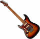 Jet Guitars JET JS-400 Ηλεκτρική Κιθάρα για Αριστερόχειρες ST Style με HSS Διάταξη Μαγνητών Burst