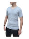 Men's Undershirt Short-sleeved in Gray Color