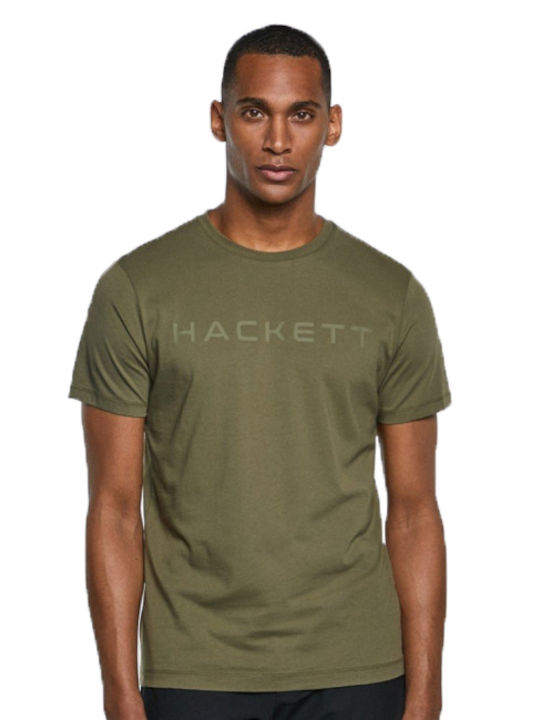 Hackett T-shirt Bărbătesc cu Mânecă Scurtă Kaki