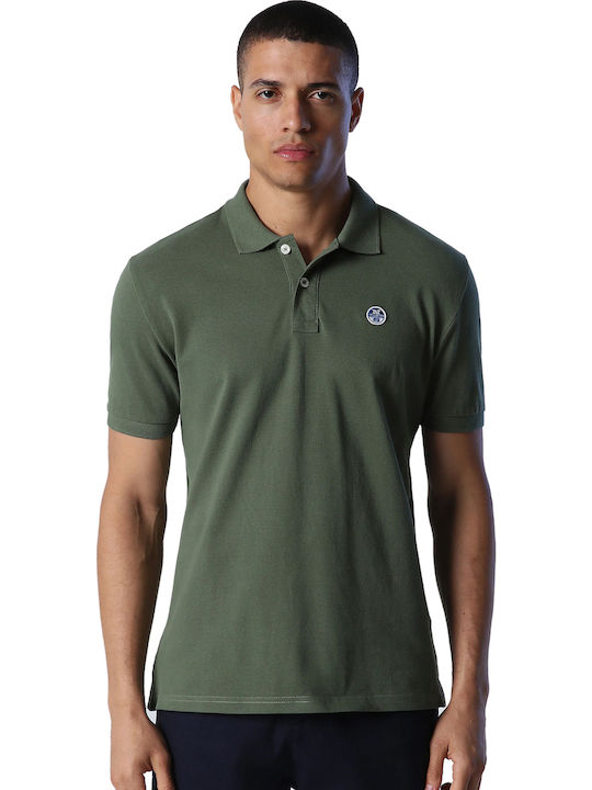 North Sails Polo Bluză cu mânecă scurtă Verde