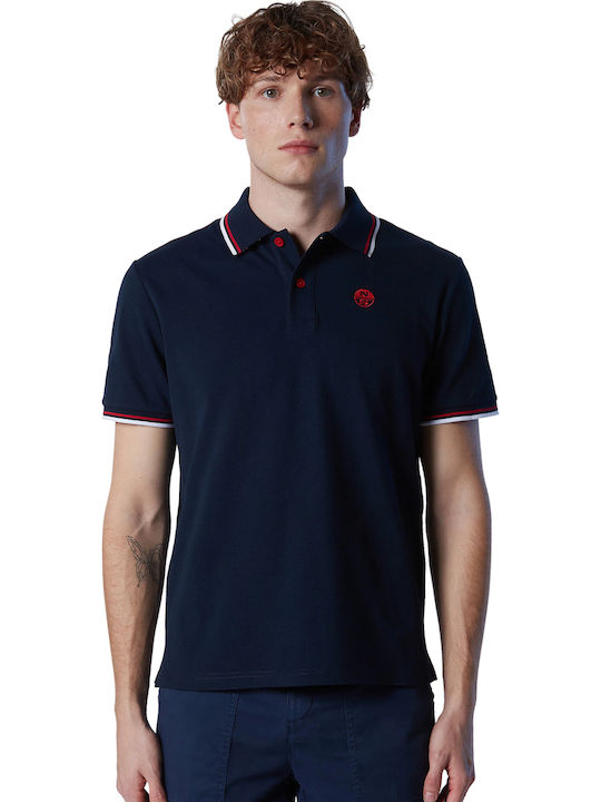 North Sails Polo Μπλούζα Κοντομάνικη Navy Μπλε