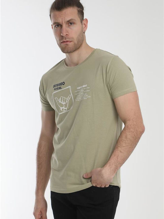 Van Hipster T-shirt Χακί