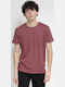 T-Shirt Burgundisch