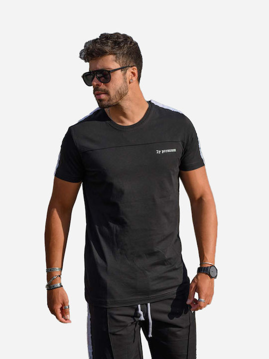 Yolofashion Ανδρικό T-shirt Κοντομάνικο Μαύρο