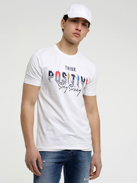 Yolofashion Men's Short Sleeve T-shirt White