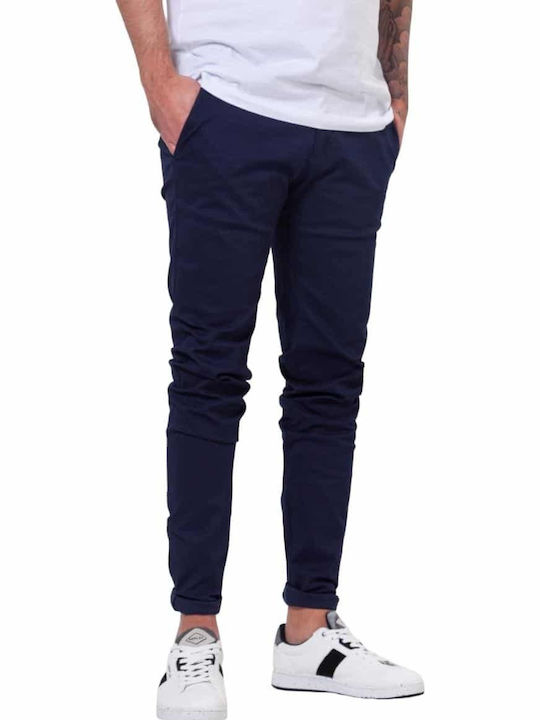 Stefan Fashion Παντελόνι Chino Navy Μπλε