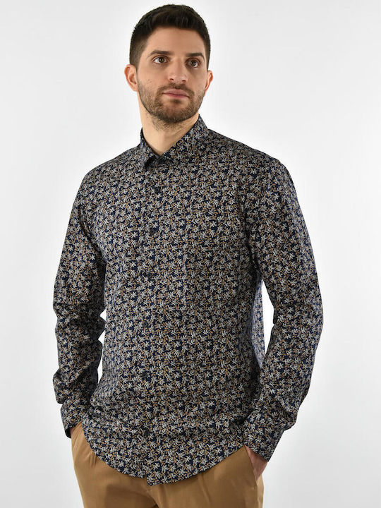 Langärmlig Jeans Hemd Blau
