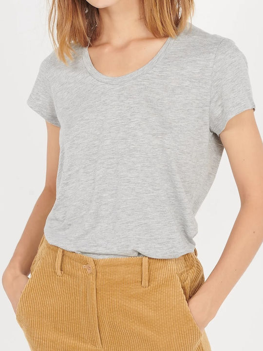 American Vintage Women's T-shirt Gray