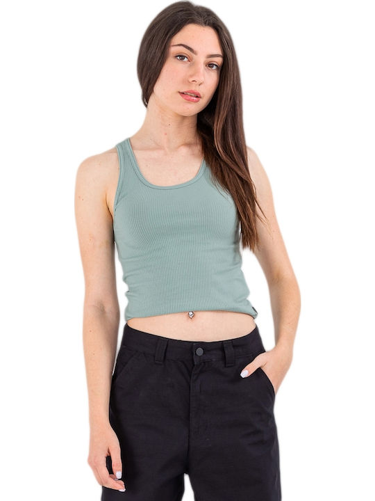 Women's Summer Cotton Sleeveless Blue Blouse 2011128 V11
