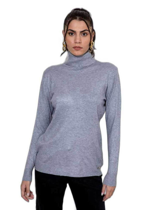 Cento Fashion Women's Long Sleeve Pullover Turt...