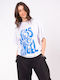 The Lady Women's Oversized T-shirt White