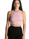 Chica Women's Summer Crop Top Sleeveless Pink