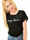 First Woman Women's T-shirt Black