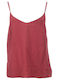 FantazyStores Women's Summer Blouse with Straps Burgundy