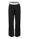 Only Women's Fabric Trousers Black