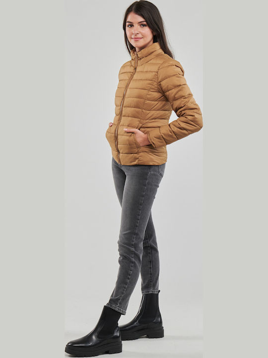 Only New Tahoe Scurtă Jachetă de femei Puffer Maro