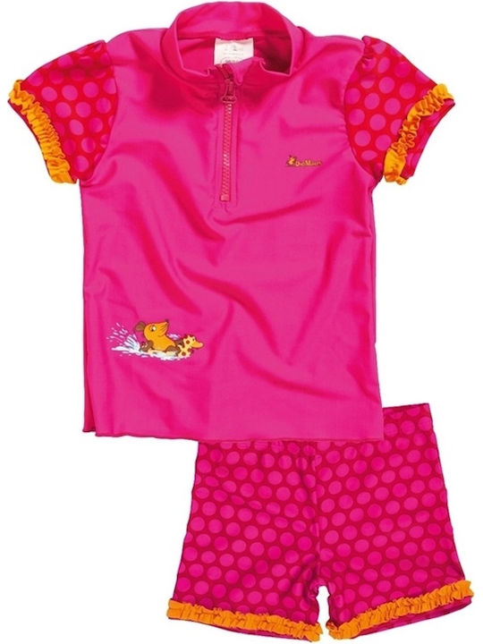 Playshoes Kids Swimwear Swimwear Set Sunscreen (UV) Fuchsia