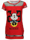 Minnie Kinderkleid Kurzärmelig Rot