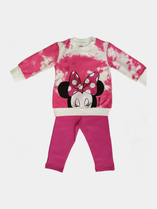 Kinder Sweatpants Set - Jogginganzug Rosa 2Stück