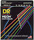 DR Σετ Phosphor Bronze Χορδών 11 - 50" για Ακουστική Κιθάρα Neon Multi