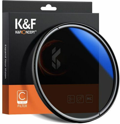 K&F Concept Multi-Coated Circular Polarizer Slim CPL Filter Diameter 40.5mm with MC Coating for Camera Lenses