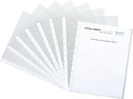 Foldermate Πλαστικές Ζελατίνες για Έγγραφα Τύπου "Π" A4 με Τρύπες 10τμχ