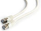 Gembird F/UTP Cat.6 (Gigabit) Καλώδιο Δικτύου Ethernet 5m Λευκό