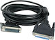 Plugger Cable RS232 25-pin male to RS232 25-pin female 10m (PLG00066) 1pcs