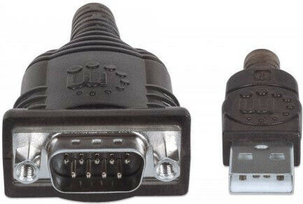 Manhattan Καλώδιο RS232 9-pin male σε USB-A 0.45m (151801)