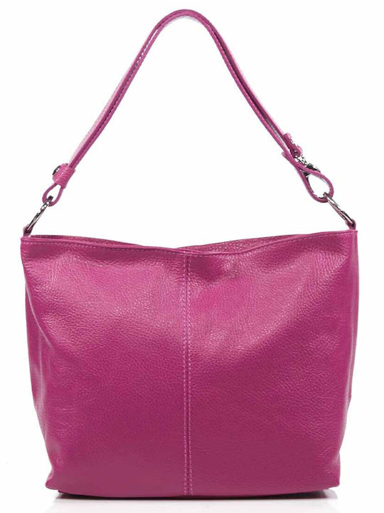 Passaggio Leather Din piele Geantă de damă De umăr Fuchsia