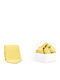 Messaggero Herren Krawatten Set Monochrom in Gold Farbe