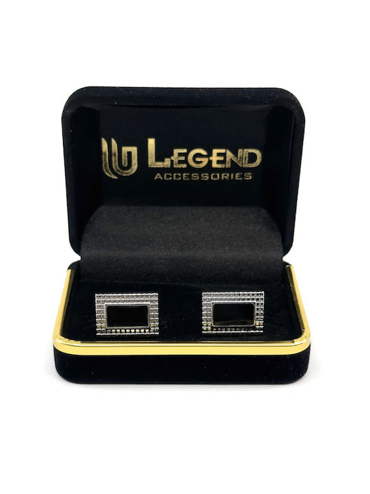 Legend Accessories Μανικετόκουμπα από Ασήμι