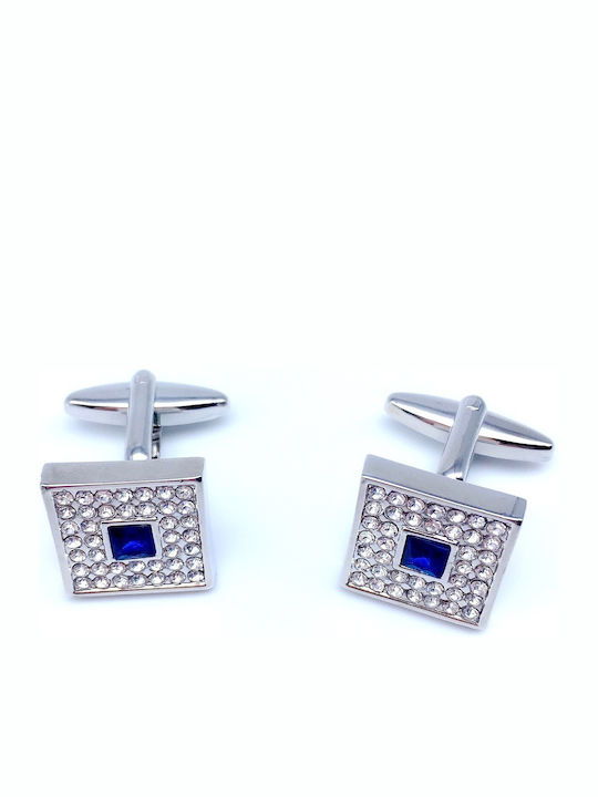 Legend Accessories Butoni din Argint de culoare Albastru