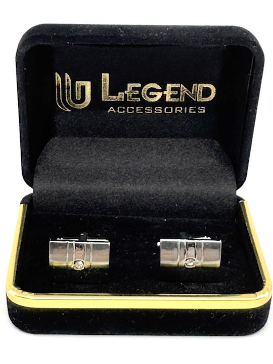 Legend Accessories Μανικετόκουμπα από Ασήμι