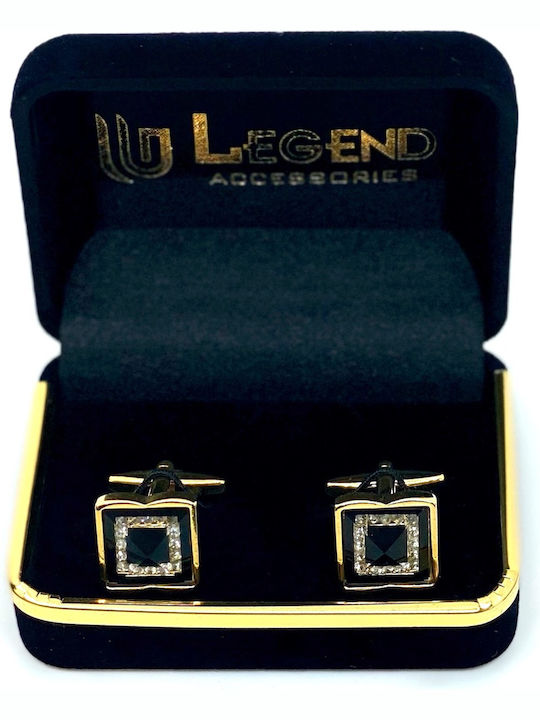 Legend Accessories Butoni în culoarea Negru