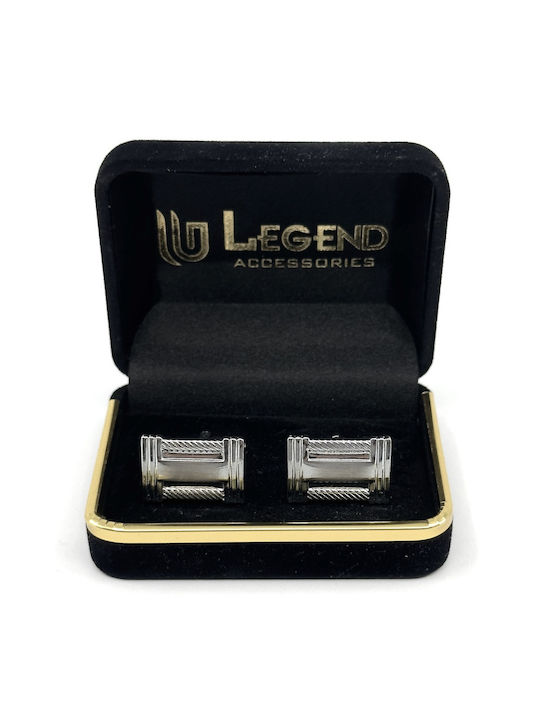 Legend Accessories Μανικετόκουμπα από Ασήμι