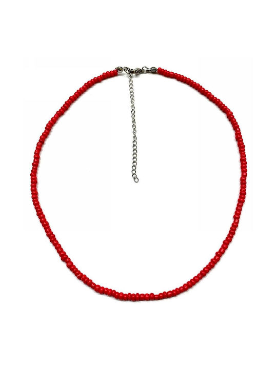 Kostibas Fashion Halskette aus Vergoldet Stahl mit Perlen